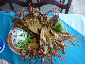 Langoustes grillées