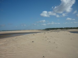 Zumbi praia, le Rio Punau