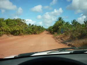 Route Brésil, piste