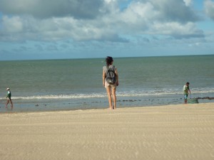 Pêcheurs sur la plage de Perobas, Brésil NordEste